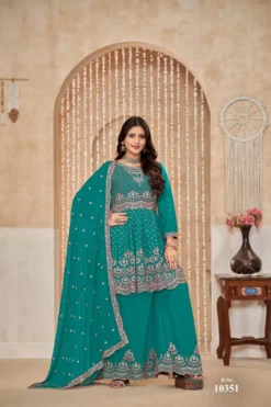 Anjubaa Vol 35 Designer Chinon Salwar Suit Collection