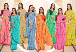 ANK Avatar Heavy Georgette Saree With Swarovski Work