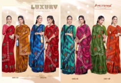 ANK Bomb Blast Heavy Simmer Print Saree