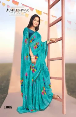 ANK Casino Weight less Saree With Swarovski Work