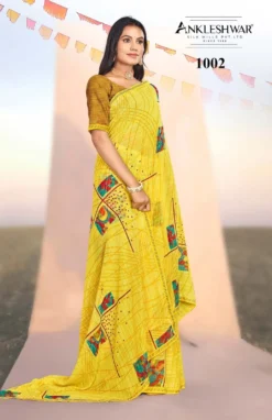 ANK Casino Weight less Saree With Swarovski Work