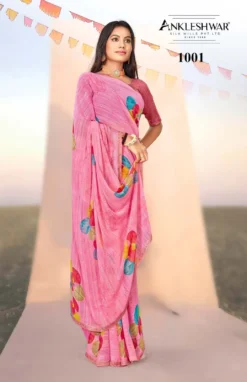 ANK Casino Weight less Saree With Swarovski Work
