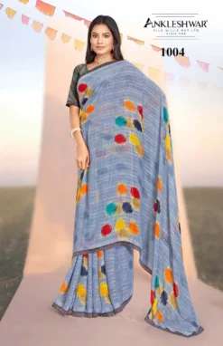 ANK Casino Weight less Saree With Swarovski Work