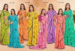 ANK hungama Vol 01 Weight less Saree With Swarovski Work
