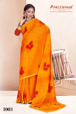 ANK Saarthak Vol 01 Georgette Saree With Swarovski Work