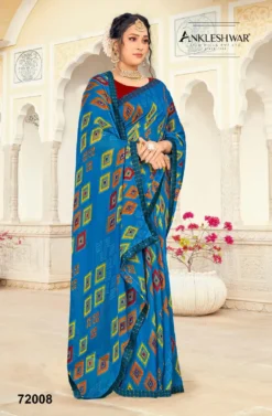 ANK Surprise Georgette Printed Saree Low Price New Design 15