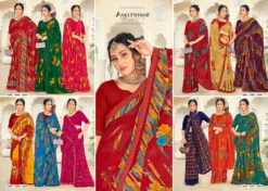 ANK Surprise Georgette Printed Saree Low Price New Design 15