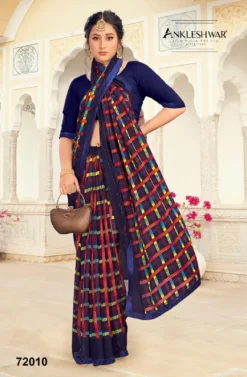 ANK Surprise Georgette Printed Saree Low Price New Design 15