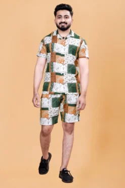 Baba 171 Men's Wear Printed Co Ord Set Latest Collection