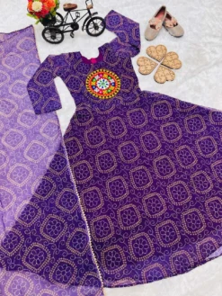 Baby 182 Kid Wear Gown Navratri New Design