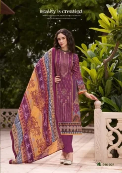 Belliza Bin Saeed Vol 5 Cotton Digital Printed Dress Material