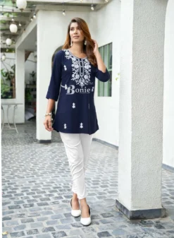 Bonie Aisha Vol 2 Rayon Designer Short Top New Design