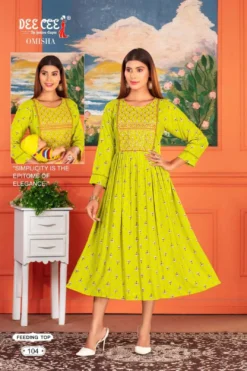 Deecee Omisha Designer Rayon Kurti Collection