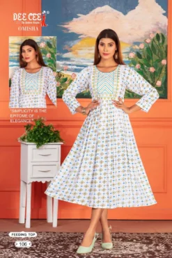 Deecee Omisha Designer Rayon Kurti Collection