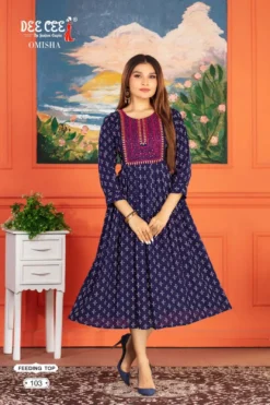 Deecee Omisha Designer Rayon Kurti Collection