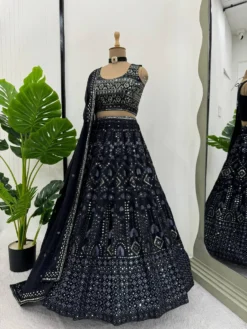 Deepika Vol 27 Black Lehenga Choli Party Wear New Collection