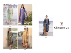Deepsy Cheveron 24 Cotton Dupatta Pakistani Salwar Suits