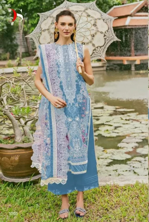 Deepsy Jade Needle Wonder 24 Vol 2 Cotton Dupatta Pakistani Suits