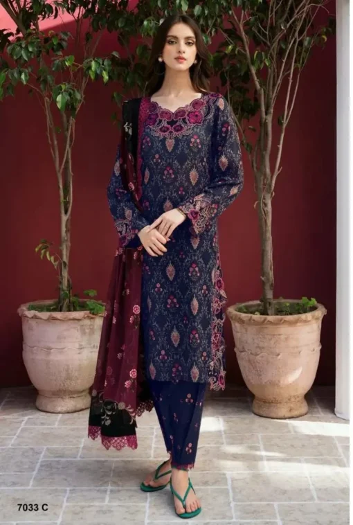 Deepsy Ramsha Rangrez Luxury Lawn 24 Vol 3 Nx Chiffon Dupatta