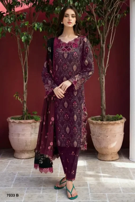 Deepsy Ramsha Rangrez Luxury Lawn 24 Vol 3 Nx Cotton Dupatta