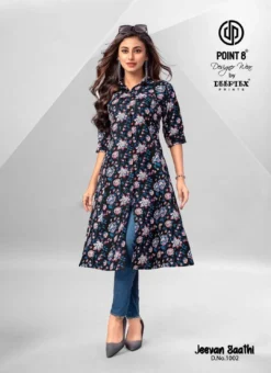 Deeptex Jeevan Saathi Vol 1 Cotton Printed Kurti Collection