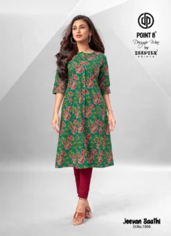 Deeptex Jeevan Saathi Vol 1 Cotton Printed Kurti Collection