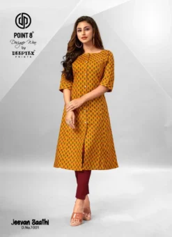 Deeptex Jeevan Saathi Vol 1 Cotton Printed Kurti Collection