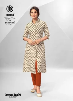 Deeptex Jeevan Saathi Vol 1 Cotton Printed Kurti Collection