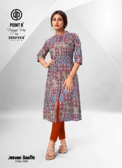 Deeptex Jeevan Saathi Vol 1 Cotton Printed Kurti Collection