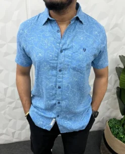 Designer Men's Wear Printed Crush Cotton Kurta Collection