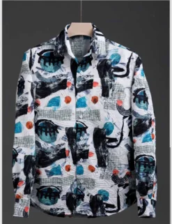 Designer Men's Wear Printed Crush Cotton Kurta Collection