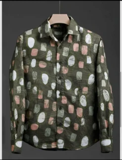 Designer Men's Wear Printed Crush Cotton Kurta Collection