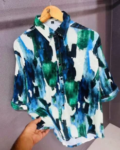 Designer Men's Wear Western Style Crush Cotton Kurta