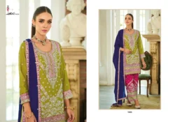 Eba Asees Chinon Embroidered Readymade Suits Collection
