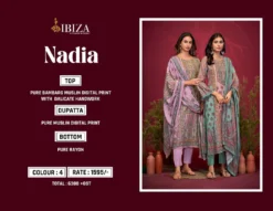 Ibiza Nadia Muslin Digital Printed Salwar Kameez Collection