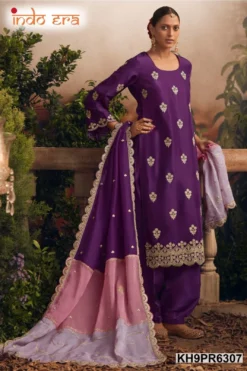 Indo Era 2498 Silk Blend Designer Kurti Bottom With Dupatta