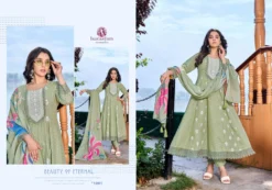 Isavasyam Anarkali Kurti Bottom With Dupatta Big Size Collection