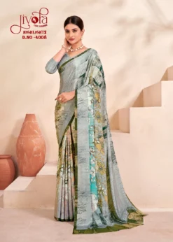 Jivora Highlight Crape Silk Office Wear Saree Wholesale