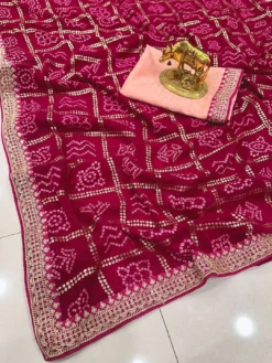 Karishma Kantara Printed Georgette Saree Online 2024