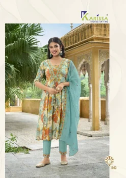 Karissa Suhana Viscose Kurti Bottom With Dupatta Collection