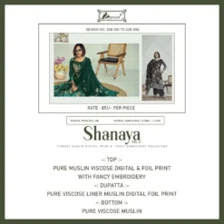 Kesar Shanaya Vol 4 Muslin Viscose Dress Material Collection