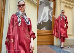 Kilory Prada Muslin Silk Digital Printed Dress Material