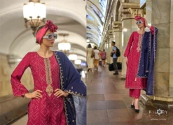 Kilory Zarina Vol 4 Viscose Muslin Digital Printed Dress Material