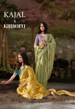 Kimora Kajal Vol 15 Wedding Designer Fancy Saree Wholesale