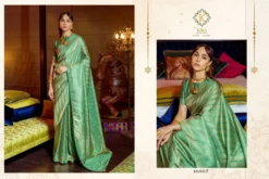 Kira Creations Kahira Silk Viscose Satin Saree Wholesale