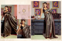 Kira Creations Kahira Silk Viscose Satin Saree Wholesale