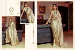 Kira Creations Kahira Silk Viscose Satin Saree Wholesale
