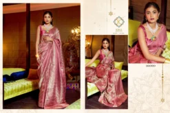 Kira Creations Kahira Silk Viscose Satin Saree Wholesale