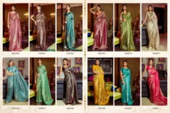 Kira Creations Kahira Silk Viscose Satin Saree Wholesale