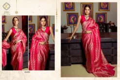 Kira Creations Kahira Silk Viscose Satin Saree Wholesale